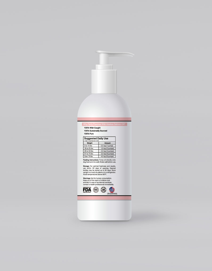 Party Pooches: Wild Alaskan Salmon Oil (8 oz)
