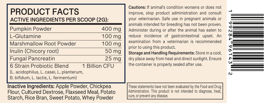 Party Pooches: Probiotic & Gut Support (4.2 oz)